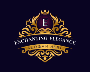 Elegant Luxury Crown logo design