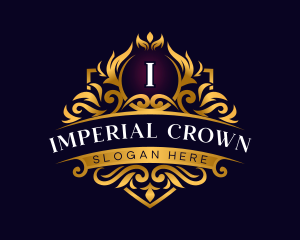 Elegant Luxury Crown logo design