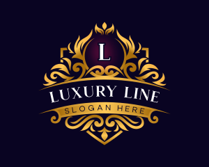 Elegant Luxury Crown logo design