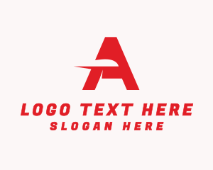 Generic Fast Brand Letter A logo