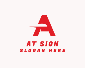 Generic Fast Brand Letter A logo design