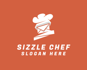 Chef Hat Mail logo design