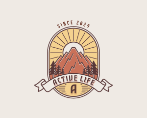 Sunrise Mountain Trekking  logo design