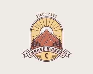 Sunrise Mountain Trekking  logo design