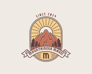 Sunrise Mountain Trekking  logo design