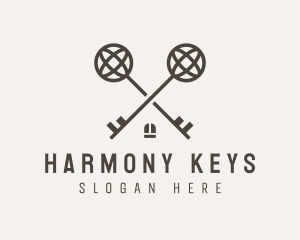 Residential House Key  logo design