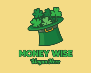 Irish Leprechaun Shamrock Hat  Logo