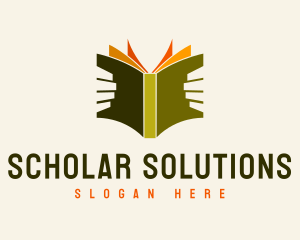 Book Reader Library logo design