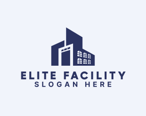 Warehouse Building Facility logo design