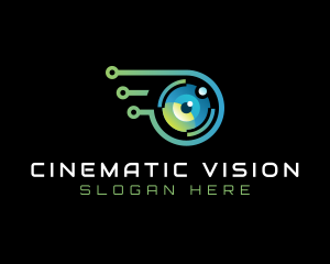 Cyber Vision Tech logo design