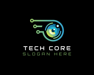 Cyber Vision Tech logo design