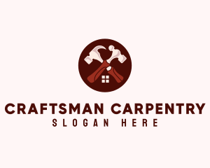 Hammer Carpenter Construction logo design