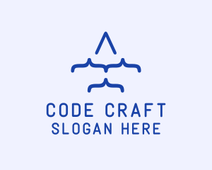 Blue Plane Code logo design