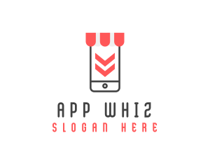 Online Market App logo design