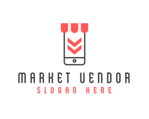 Online Market App logo design