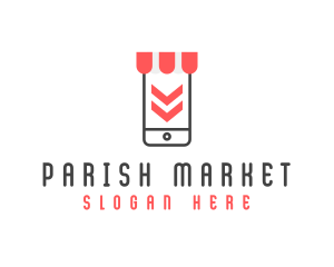 Online Market App logo design