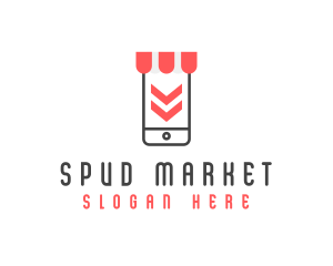 Online Market App logo design