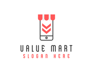 Online Market App logo design