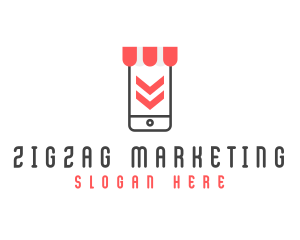 Online Market App logo design