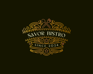 Kitchen Restaurant Cutlery logo design