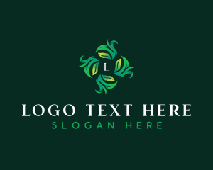 Botanical Organic Leaves logo