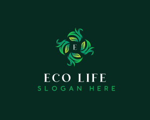 Botanical Organic Leaves logo design