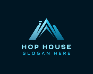 House Roofing Architecture logo design