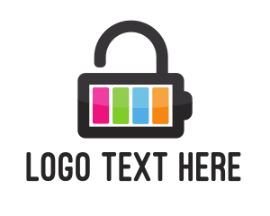 Colorful Battery Lock logo