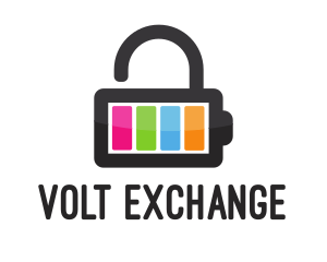 Colorful Battery Lock logo