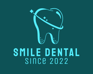 Tooth Dental Planet  logo design