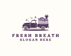 Fruit Crate Truck logo design