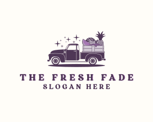 Fruit Crate Truck logo design