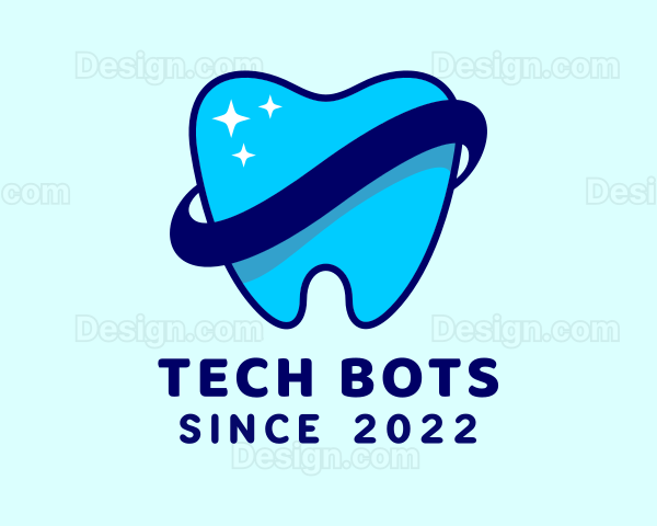 Dental Tooth Orbit Logo