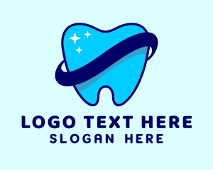 Dental Tooth Orbit Logo