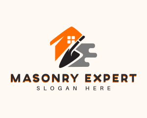 Construction Plaster Masonry logo design