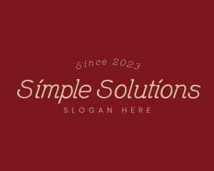 Simple Generic Brand logo design