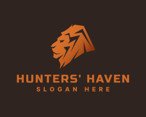 Regal Hunter Lion  logo design