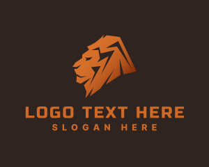 Hunter - Regal Hunter Lion logo design