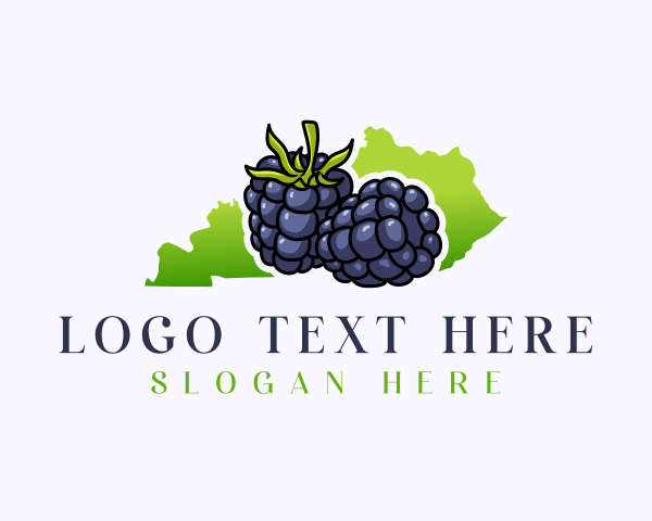 Kentucky Blackberry Fruit logo