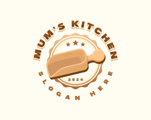 Kitchen Flour Spoon logo design