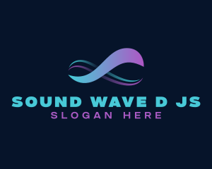 Infinity Wave Loop logo design