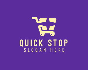 Star Shopping Cart logo design