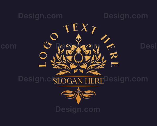 Stylish Flower Boutique Logo