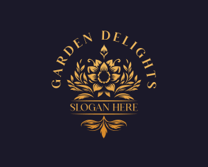 Stylish Flower Boutique logo design