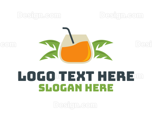 Tropical Beach Beverage Logo