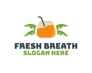 Tropical Beach Beverage logo design