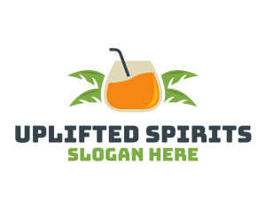 Tropical Beach Beverage logo design