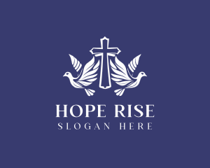 Dove Cross Spiritual logo