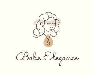 Elegant Necklace Jewelry logo design