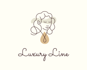 Elegant Necklace Jewelry logo design